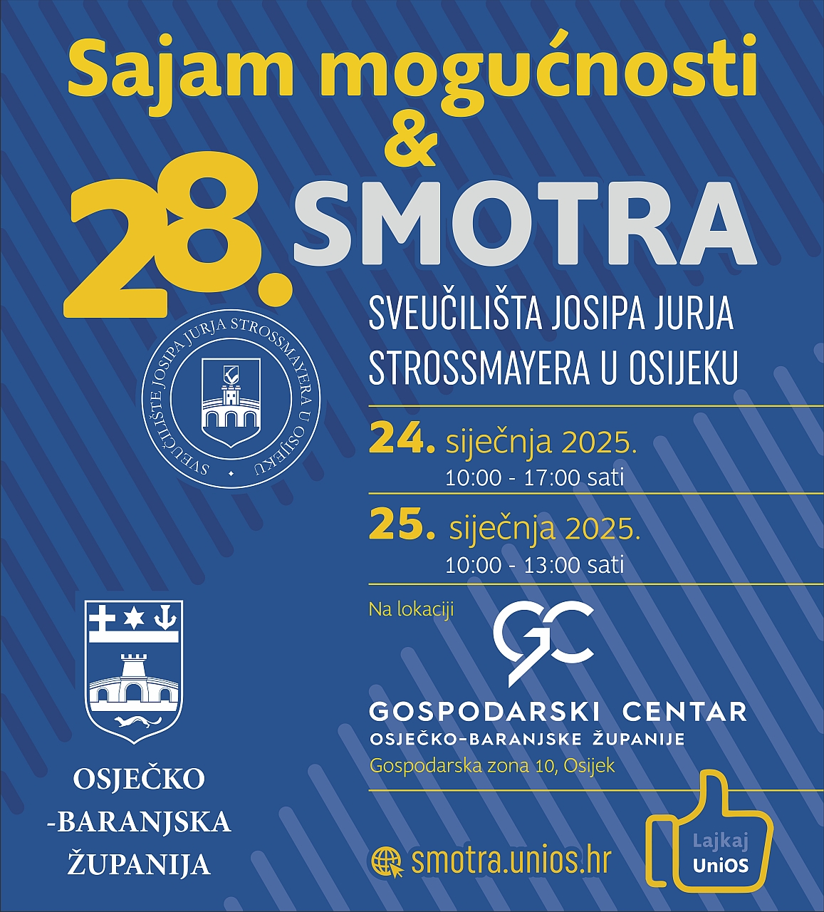 Sajam mogućnosti i 28. smotra Sveučilišta Josipa Jurja Strossmayera u Osijeku