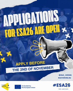 Prijavi se za COLOURS European Student Assembly 2026!