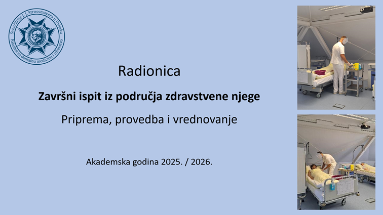 Održana radionica „Završni ispit iz područja zdravstvene njege – priprema, provedba i vrednovanje“