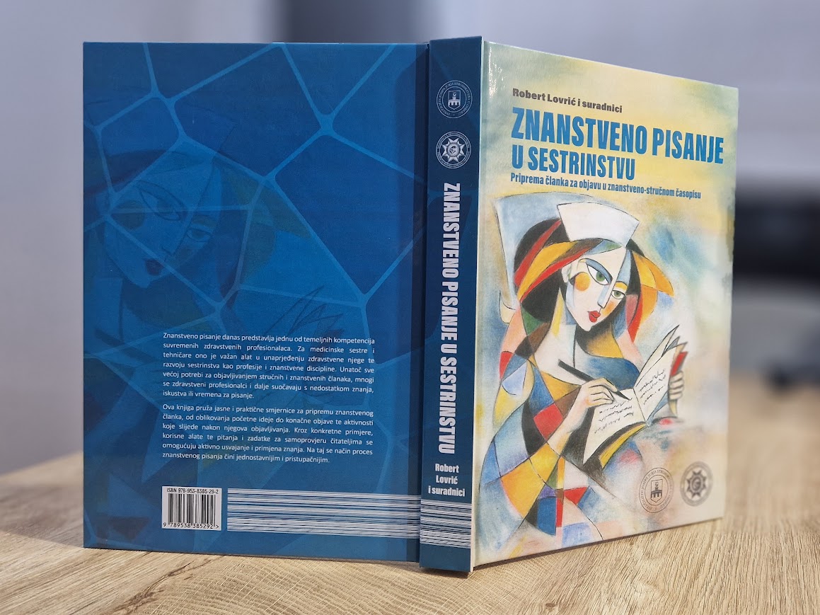 Promocija knjige: ZNANSTVENO PISANJE U SESTRINSTVU: Priprema članka za objavu u znanstveno-stručnom časopisu